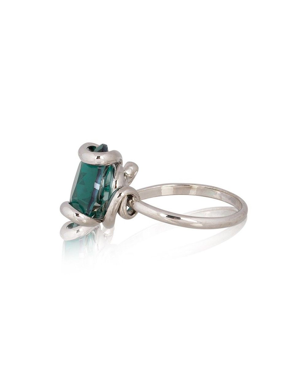 Ring Marazzini Swarovski Crystal Oval Light Turquoise