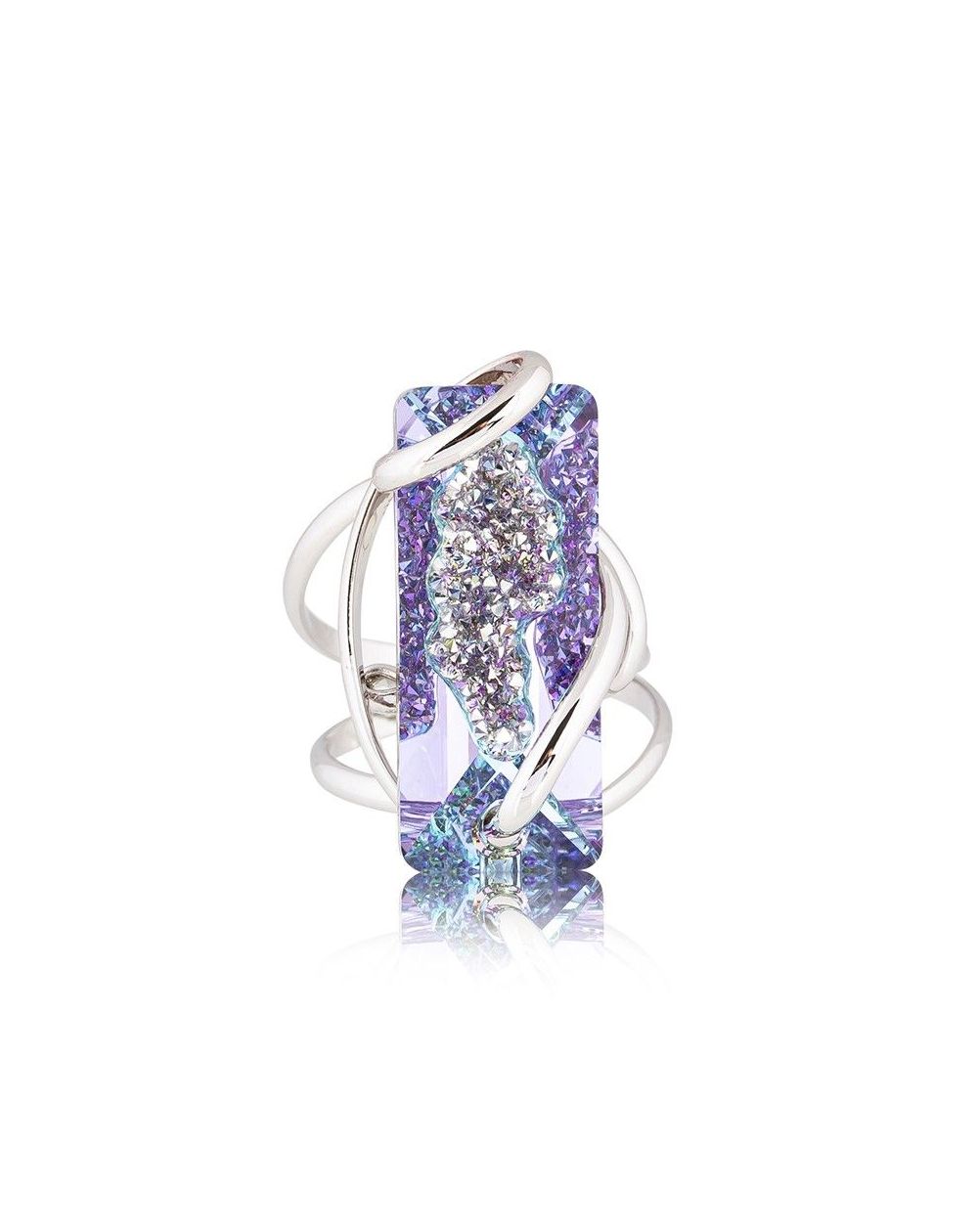 Andrea Marazzini - Bague cristal Swarovski Mini Moondust Vitral Light