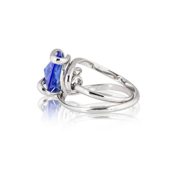 Andrea Marazzini - Bague cristal Swarovski Octagon Majestic Blue