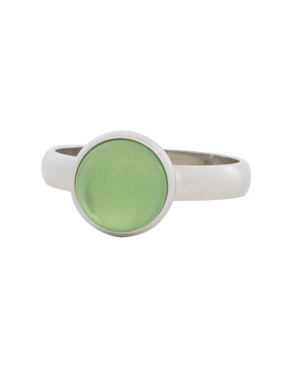 iXXXi - Solitaire groene steen 12mm zilver iXXXi