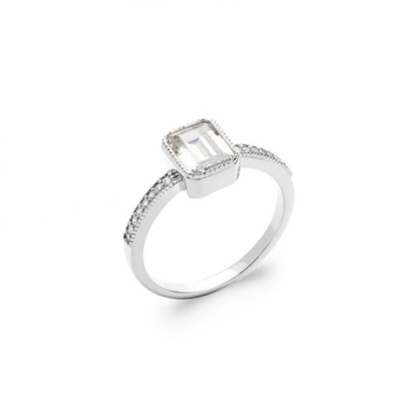 Rectangle ring with 925...