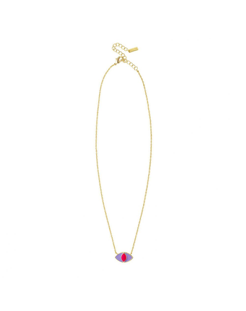 Collier Rainbow Purple Ojo - Edition limitée - CO-175 - Bijoux et Marque Mya Bay