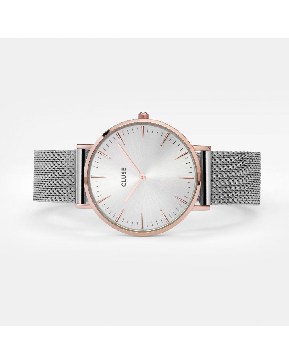 Cluse - Watch CLUSE - La bohème Mesh rose gold / silver