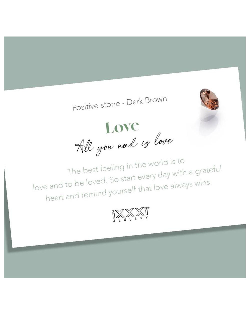 Pierre zircone Creartive Dark Brown [Love] - Creartive Base iXXXi