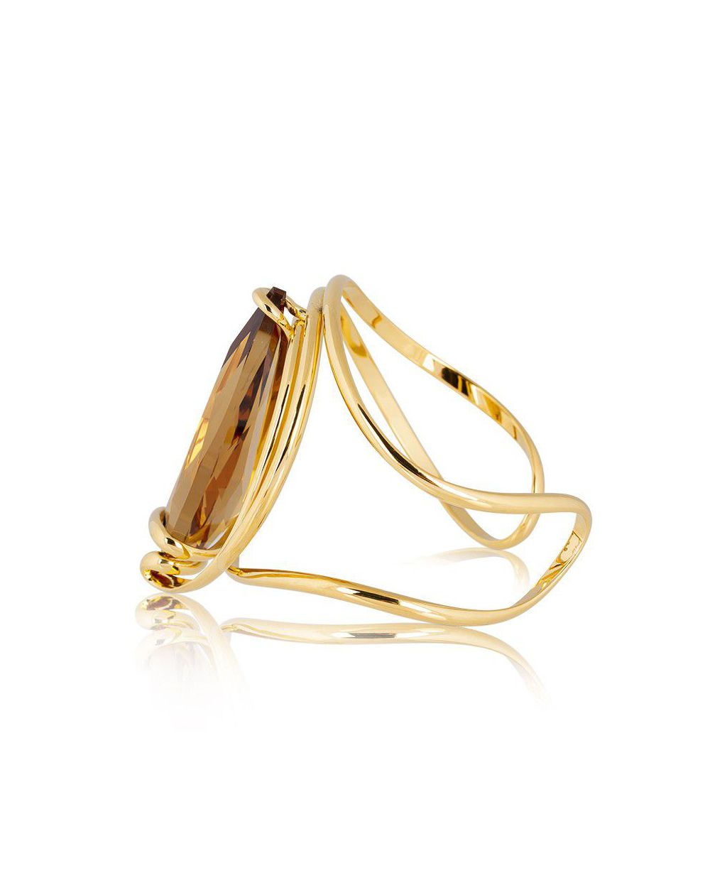 Andrea Marazzini bijoux - Bracelet cristal Swarovski Big Florence Golden Shadow Aura