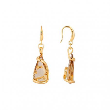 Boucles d'oreilles Andrea Marazzini - Cristal Swarovski Florence Golden Shadow courtes