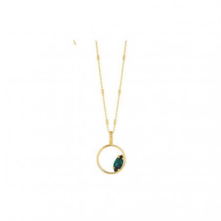 Collier Andrea Marazzini - Cristal Swarovski Navette Emerald Medina