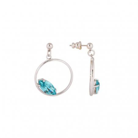 Boucles d'oreilles Andrea Marazzini - Cristal Swarovski Navette Light Turquoise