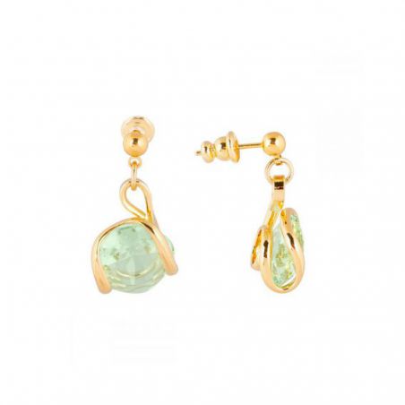 Boucles d'oreilles Andrea Marazzini - Cristal Swarovski Mini Peridot Courtes