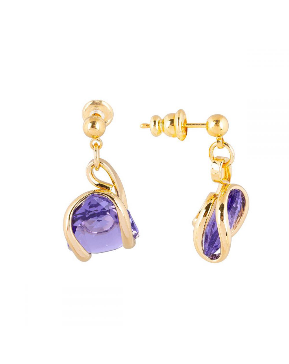 Boucles d'oreilles Andrea Marazzini - Cristal Swarovski Felina Tanzanite