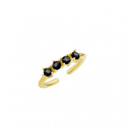 Bague Mya Bay Black Affection - BA-255 - Bijoux de marque MYA BAY