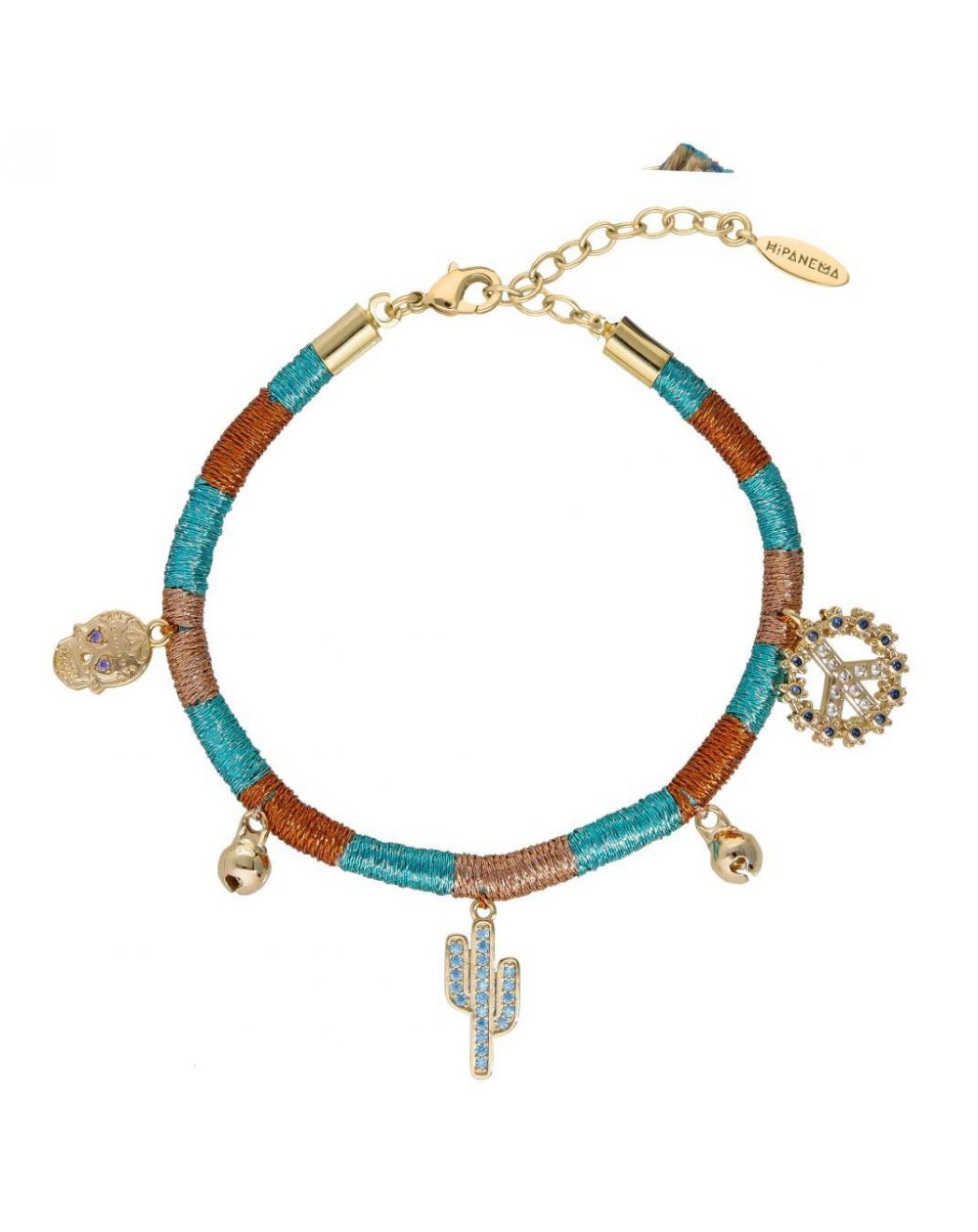 Bracelet Hipanema Playground Turquoise - Bijoux de la marque Hipanema