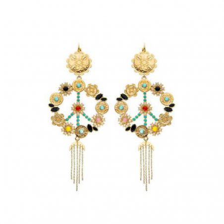 Boucles d'oreilles Hipanema  Illumani doré - Marque Hipanema