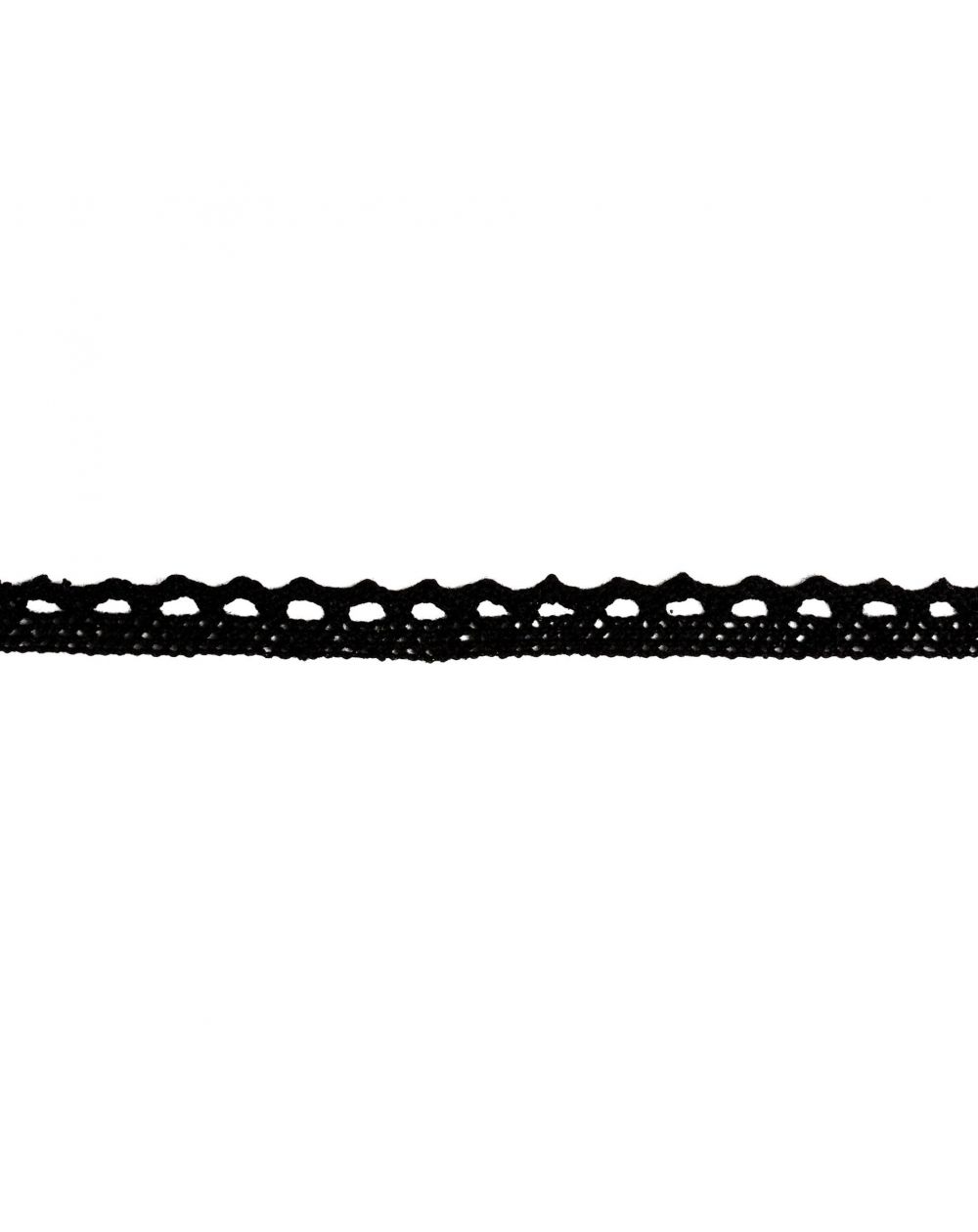  - zwarte stof choker