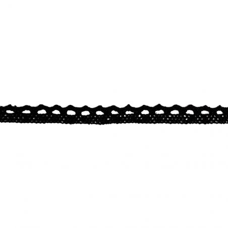  - zwarte stof choker