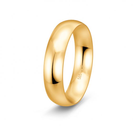 18k yellow gold half-ring...