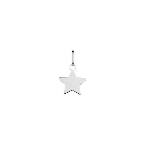 Mini stars white gold 9 carats