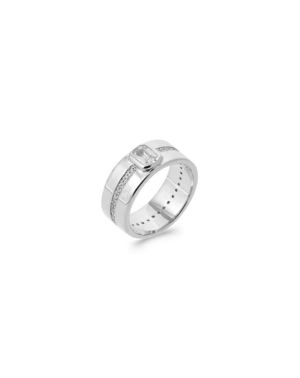 Bague argent 925 rhodie oz