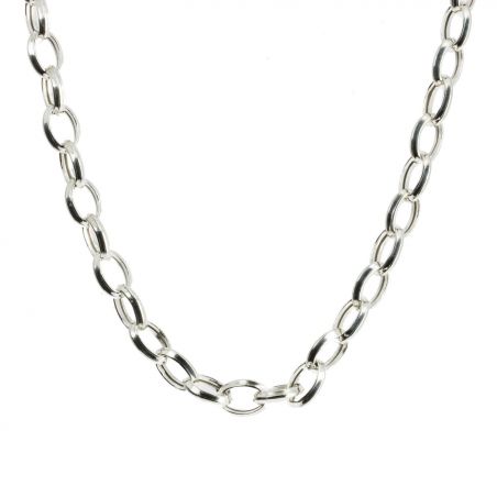 Bijou en argent - Ras cant convict mesh neck