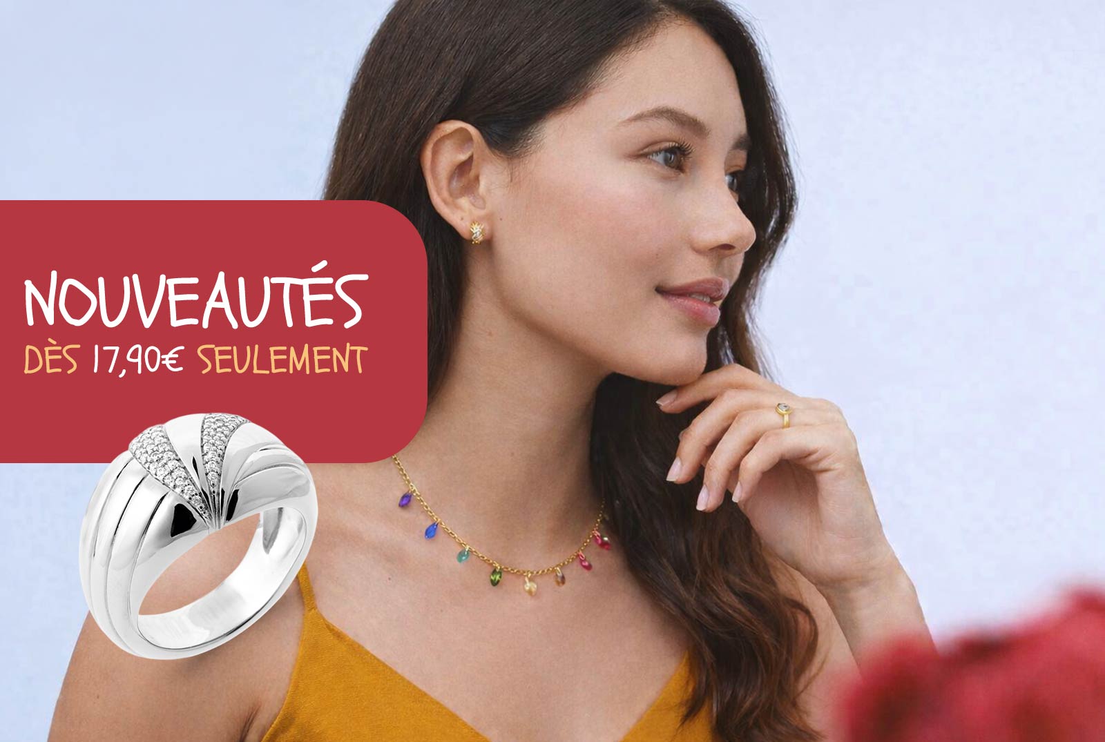 Nouveautés bijoux argent dès 17,90€
